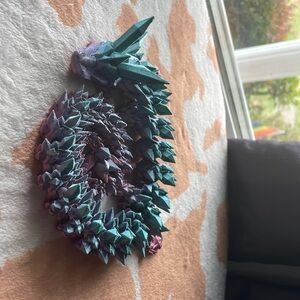 About two ft dragon 3D Printed